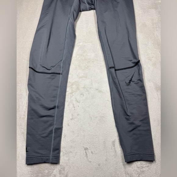 Nike Pro Men’s Grey Compression Training Performance Leggings Tights Size Small - Picture 4 of 16